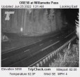 Archiv Foto Webcam Willamette Pass: Blick auf die Strasse 20:00