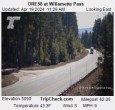 Archiv Foto Webcam Willamette Pass: Blick auf die Strasse 11:00