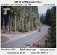 Archiv Foto Webcam Willamette Pass: Blick auf die Strasse 15:00