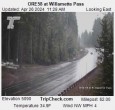 Archived image Webcam Road Condition Cam at Willamette Pass 11:00
