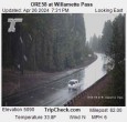 Archiv Foto Webcam Willamette Pass: Blick auf die Strasse 19:00