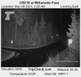 Archiv Foto Webcam Willamette Pass: Blick auf die Strasse 01:00