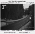 Archiv Foto Webcam Willamette Pass: Blick auf die Strasse 05:00