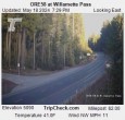 Archiv Foto Webcam Willamette Pass: Blick auf die Strasse 19:00