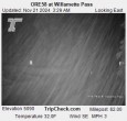 Archiv Foto Webcam Willamette Pass: Blick auf die Strasse 03:00