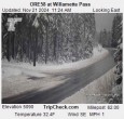 Archiv Foto Webcam Willamette Pass: Blick auf die Strasse 11:00