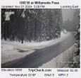 Archiv Foto Webcam Willamette Pass: Blick auf die Strasse 15:00