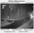 Archiv Foto Webcam Willamette Pass: Blick auf die Strasse 19:00