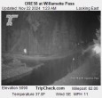 Archiv Foto Webcam Willamette Pass: Blick auf die Strasse 01:00