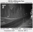 Archived image Webcam Road Condition Cam at Willamette Pass 03:00