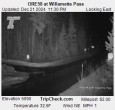 Archived image Webcam Road Condition Cam at Willamette Pass 23:00