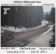 Archiv Foto Webcam Willamette Pass: Blick auf die Strasse 11:00