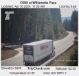 Archiv Foto Webcam Willamette Pass: Blick auf die Strasse 11:00