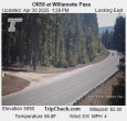 Archiv Foto Webcam Willamette Pass: Blick auf die Strasse 13:00
