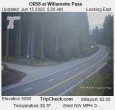 Archiv Foto Webcam Willamette Pass: Blick auf die Strasse 05:00