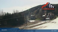 Archiv Foto Webcam Harrachov: Skipiste und Skisprunganlage am Teufelsberg 10:00