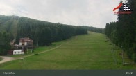 Archiv Foto Webcam Harrachov: Skipiste und Skisprunganlage am Teufelsberg 08:00
