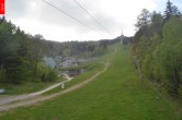 Archived image Webcam Top station of chairlift Cenry Vrch (Ještěd) 13:00