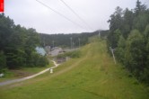 Archived image Webcam Top station of chairlift Cenry Vrch (Ještěd) 05:00
