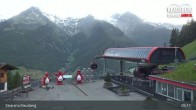 Archiv Foto Webcam Ahrntal - Bergstation Kabinenbahn Klausberg 04:00