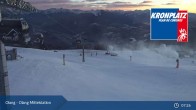 Archiv Foto Webcam Kronplatz - Olang Mittelstation 07:00