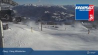 Archiv Foto Webcam Kronplatz - Olang Mittelstation 08:00