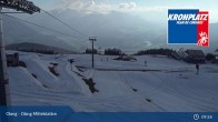Archived image Webcam Kronplatz - Olang Mid Station 08:00