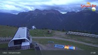 Archived image Webcam Ulten - Schwemmalm Top Station 21:00