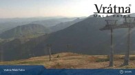 Archiv Foto Webcam Blick auf Vratna-Chleb (1457m) 07:00