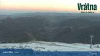 Archiv Foto Webcam Blick auf Vratna-Chleb (1457m) 06:00