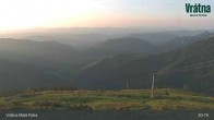 Archiv Foto Webcam Blick auf Vratna-Chleb (1457m) 02:00