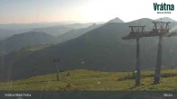 Archiv Foto Webcam Blick auf Vratna-Chleb (1457m) 07:00