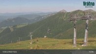 Archiv Foto Webcam Blick auf Vratna-Chleb (1457m) 14:00