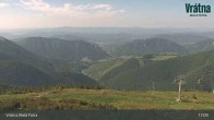 Archiv Foto Webcam Blick auf Vratna-Chleb (1457m) 16:00