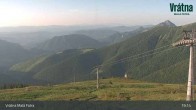 Archiv Foto Webcam Blick auf Vratna-Chleb (1457m) 18:00