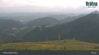 Archiv Foto Webcam Blick auf Vratna-Chleb (1457m) 06:00