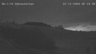 Archived image Webcam Donnstetten ski lift 01:00