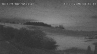 Archived image Webcam Donnstetten ski lift 03:00