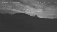 Archived image Webcam Donnstetten ski lift 01:00