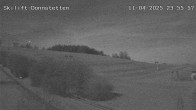 Archived image Webcam Donnstetten ski lift 23:00