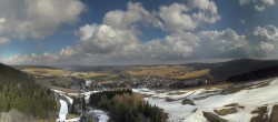 Archiv Foto Webcam Oberwiesenthal: Panoramablick vom Fichtelberg 13:00