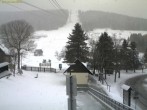 Archiv Foto Webcam Oberwiesenthal: Talstation Schwebebahn Fichtelberg 13:00