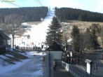 Archiv Foto Webcam Oberwiesenthal: Talstation Schwebebahn Fichtelberg 13:00