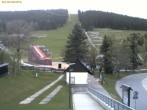 Archiv Foto Webcam Oberwiesenthal: Talstation Schwebebahn Fichtelberg 19:00