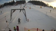 Archived image Webcam Ski slope at Altenberg 15:00