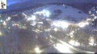 Archiv Foto Webcam Rathaus Eibenstock: Blick Skihang 05:00