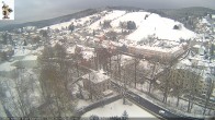 Archiv Foto Webcam Rathaus Eibenstock: Blick Skihang 11:00