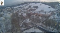 Archiv Foto Webcam Rathaus Eibenstock: Blick Skihang 15:00