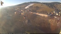 Archiv Foto Webcam Rathaus Eibenstock: Blick Skihang 07:00