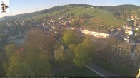 Archiv Foto Webcam Rathaus Eibenstock: Blick Skihang 06:00